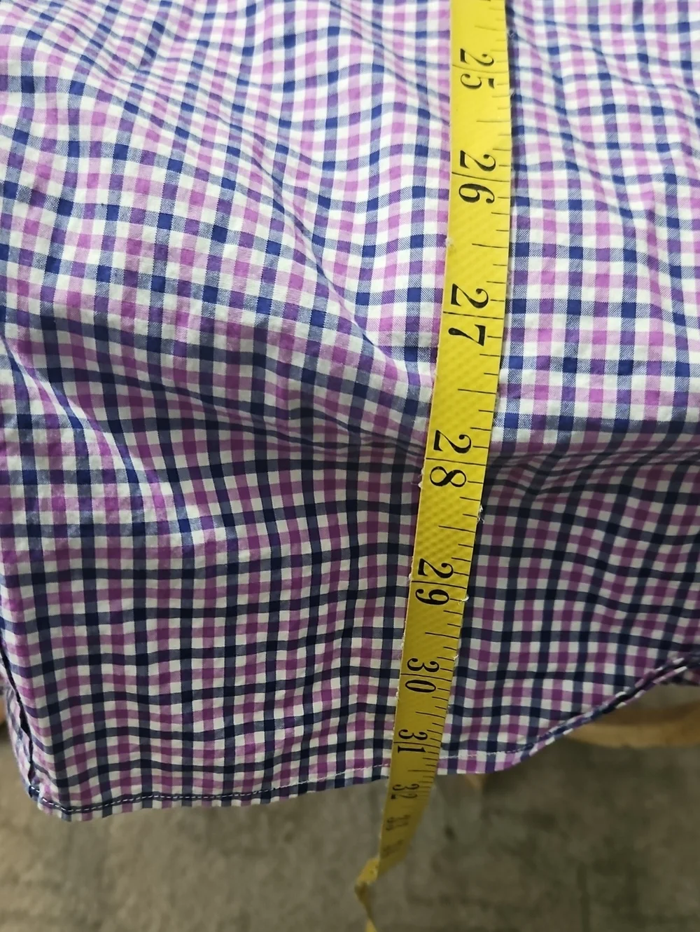 Polo Ralph Lauren Men's Long-Sleeve Check Button-Up Shirt - Lavender/Navy - XXL